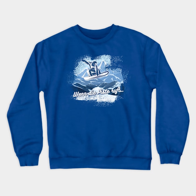 Winter Sports, Snowboard Gift Idea Crewneck Sweatshirt by Hariolf´s Mega Store